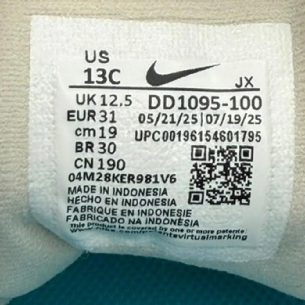 Nike Revolution 6 NN Summit White Midnight Navy DD1095-100 Size 13C